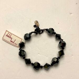 dabby reid geometric shape crystals lobster claw bracket brand new